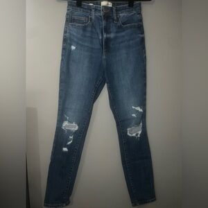 American Threads Light and Dark Blue Jeans